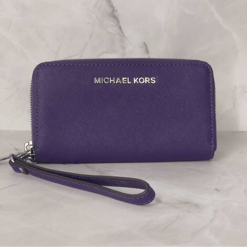 Michael Kors Purple Wallet/Wristlet